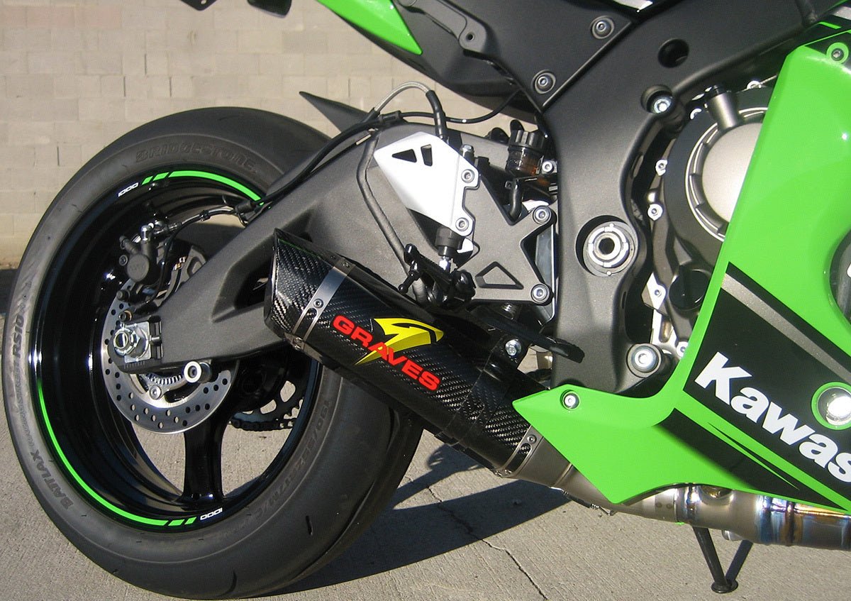 Graves Cat Eliminator Titanium Exhaust System For Kawasaki Zx 10R