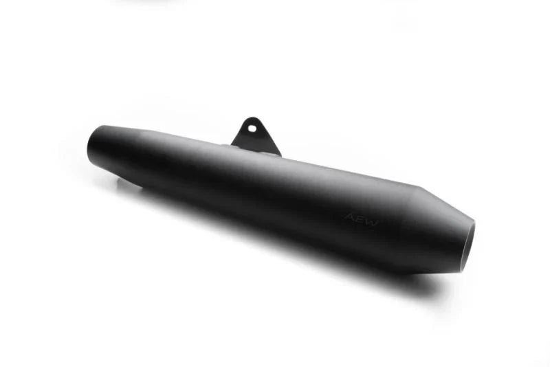 AEW TE 102 Megaphone Performance Exhaust for Interceptor 650 / Continental GT 650 | Black, Stainless Steel & Mirror Polish — Mild Steel Heat Resistant Black image 8