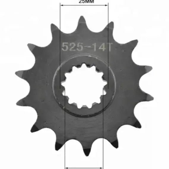 Benelli 600i/ GT600 Compatible Spocket Set - Yellow image 2