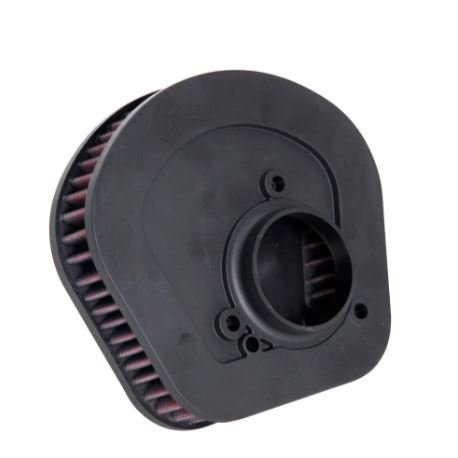 K&N High-Flow Lifetime Performance Air Filter HD-1718 for Harley Davidson FXLR Low Rider / Softail / Sport Glide 107 CI | Washable Cotton Gauze Air Filter