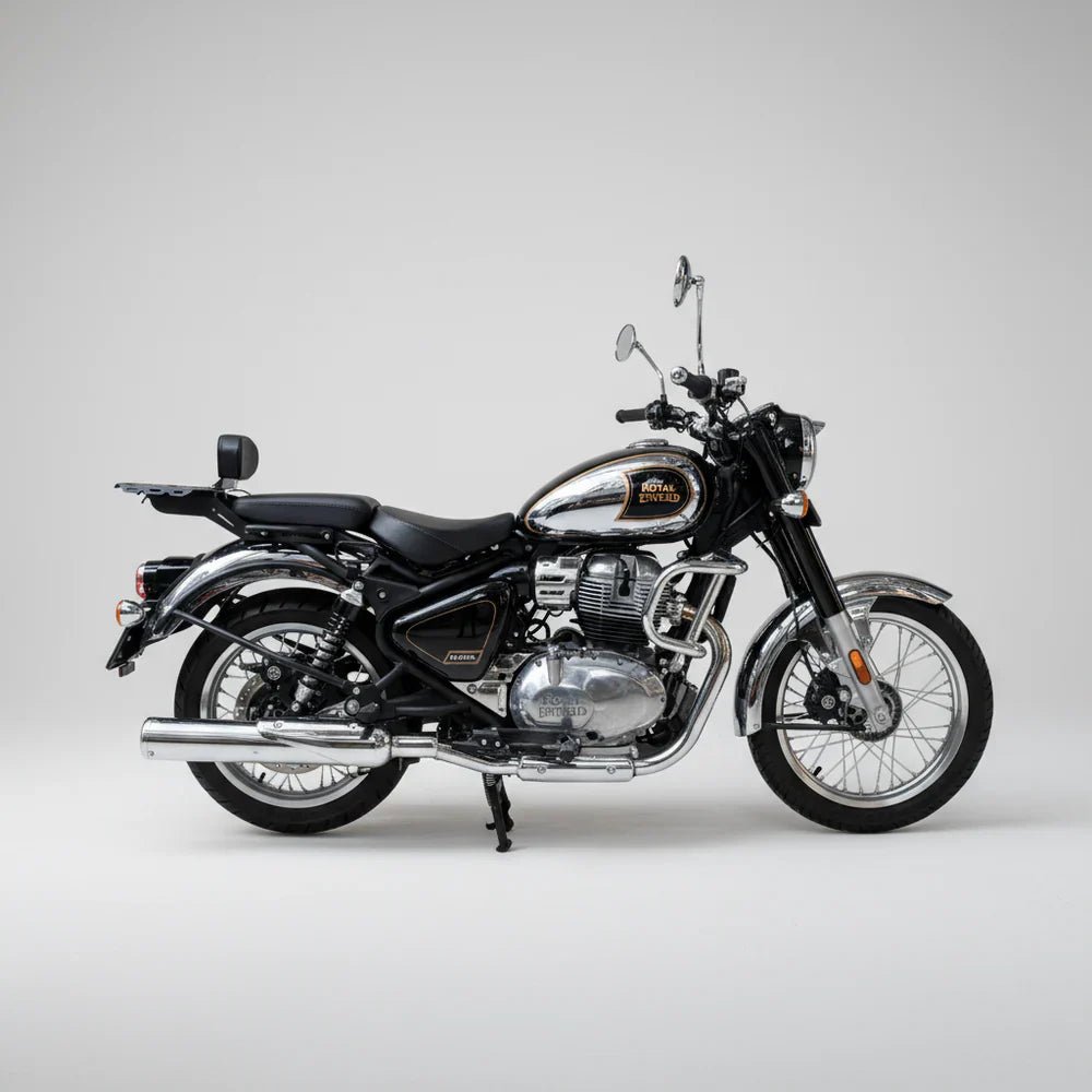 Barrel Exhaust B-12 Bass Master Slip-On Exhaust for Royal Enfield Classic 650 | 304 Stainless Steel Performance Exhaust image 4