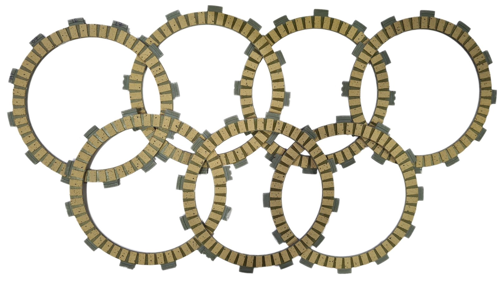Yamaha MT-07 2012-2017 Paper Based Clutch Plates – Set of 7