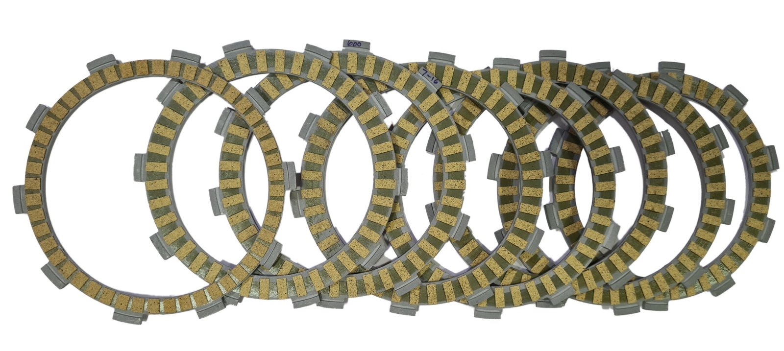 High Quality Paper Based Clutch Plates Suitable For Honda Cbr600 2007-2016 Set Of 7 Clutch Plates &Amp; 1 Friction